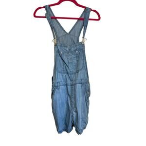 Aritzia Tna Blue Denim Chambray Shortalls sz 25=XS